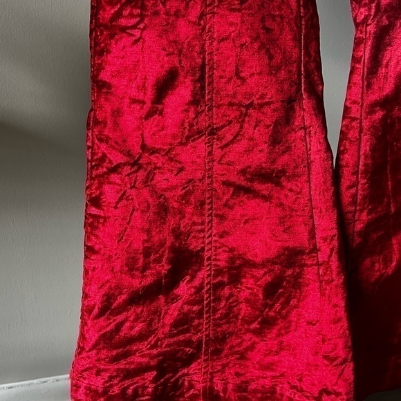 Free People Walk With You Velvet Flare Trouser
Pants in Cherry Juice - Picture 4 of 10